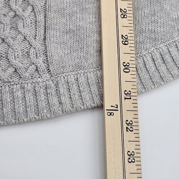 Cabi Cowl Neck Poncho Sweater Gray Women’s Size S Relaxed Fit Minimalist Fall - Picture 12 of 14